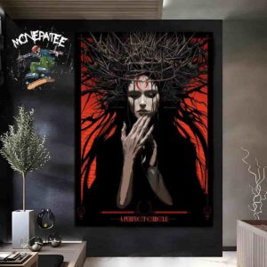 A Perfect Circle At Acrisure Arena In Thousand Palms CA On April 24 2025 Home Decor Poster Canvas