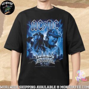 ACDC PWR Up Tour In Vancouver April 22 2025 At PC Place Unisex T-Shirt