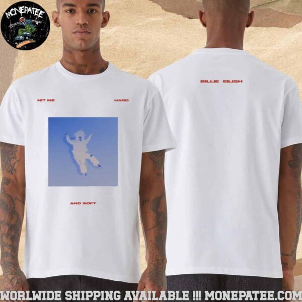 Billie Eilish Hit Me Hard And Soft Tour Falling Scatter Text Merchandise Unisex T-Shirt