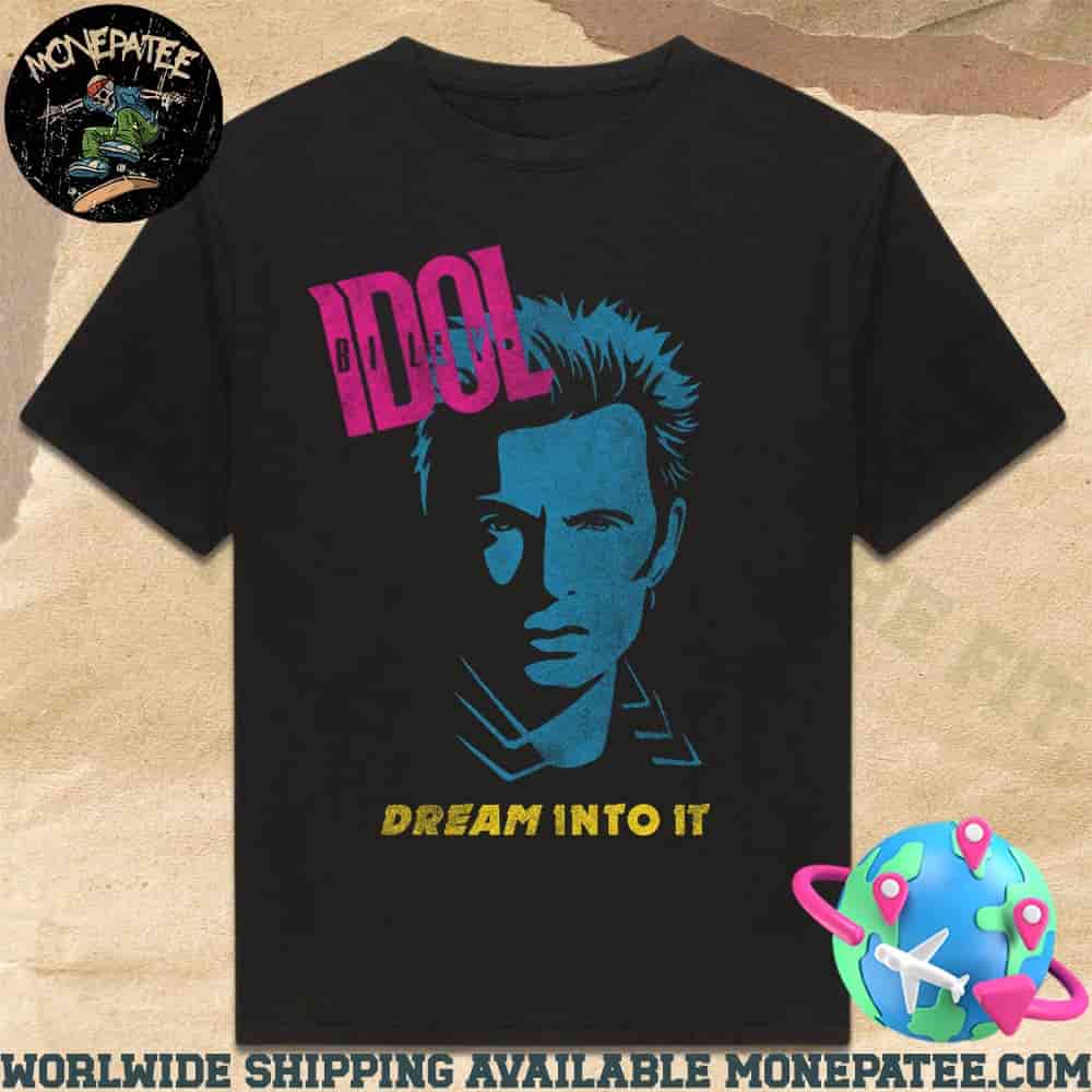 Billy Idol Dream Into It Album Unisex T-Shirt Billy Idol Dream Into It Album Unisex T-Shirt