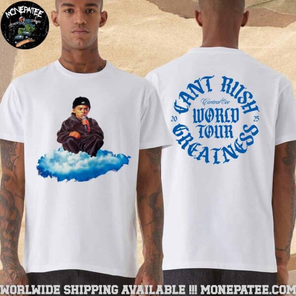 Central Cee Can’t Rush Greatness World Tour 2025 Central Cee On Da Mic Merchandise T-Shirt