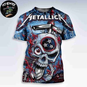 Metallica M72 In Nashville Tennessee North American Tour 2025 At Nissan Stadium All Over Print Shirt