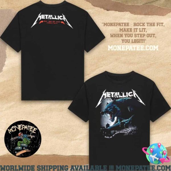 Metallica M72 Seattle In The Pacific Northwest For Final US No Repeat Weekend Of 2024 Lumen Field Seattle WA On 9 1 2024 Two Sides Unisex T-Shirt