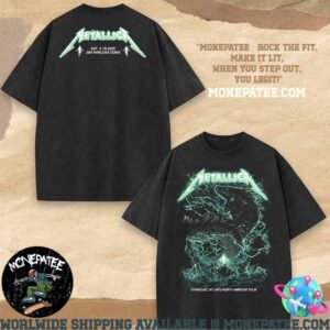 Metallica M72 Syracuse Merch Shirt In New York At JMA Wireless Dome On April 19 2025 Washed T-Shirt