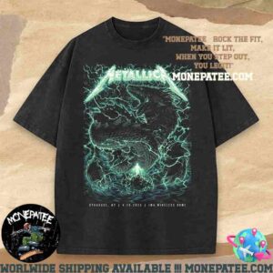Metallica M72 Syracuse NY US World Tour On April 19th 2025 At JMA Wireless Dome Washed T-Shirt