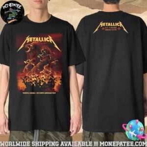 Metallica M72 Toronto Canada North American Tour Night 2 April 26 2025 At Rogers Centre Art Work By John Guydo Merchandise Unisex T-Shirt