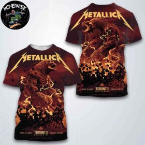 Metallica M72 Toronto Canada North American Tour Night 1 And 2 April 24-26 2025 At Rogers Centre Art Work By John Guydo All Over Print Shirt