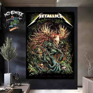Metallica M72 Toronto World Tour 2025 On April 24-26 2025 at Rogers Centre Canada Merchandise Poster Canvas