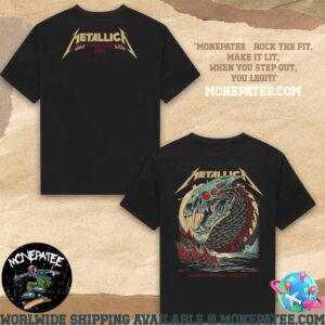 Metallica Official M72 Syracuse North America Tour 2025 Art Work By Rhys Cooper Pop Up Exclusive Unisex T-Shirt