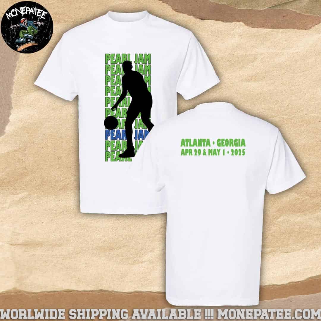 Pearl Jam Atlanta Georgia Event Dribbler On April 29 And May 1 2025 Merchandise T-Shirt Pearl Jam Atlanta Georgia Event Dribbler On April 29 And May 1 2025 Merchandise T-Shirt