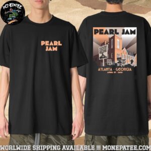 Pearl Jam Atlanta Georgia Event Tee On April 29 2025 Merchandise T-Shirt
