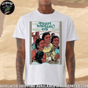 Pearl Jam Dark Matter World Tour 2025 In Hollywood Florida On April 26 The Mighty Art Work By Gregg Deal Unisex T-Shirt