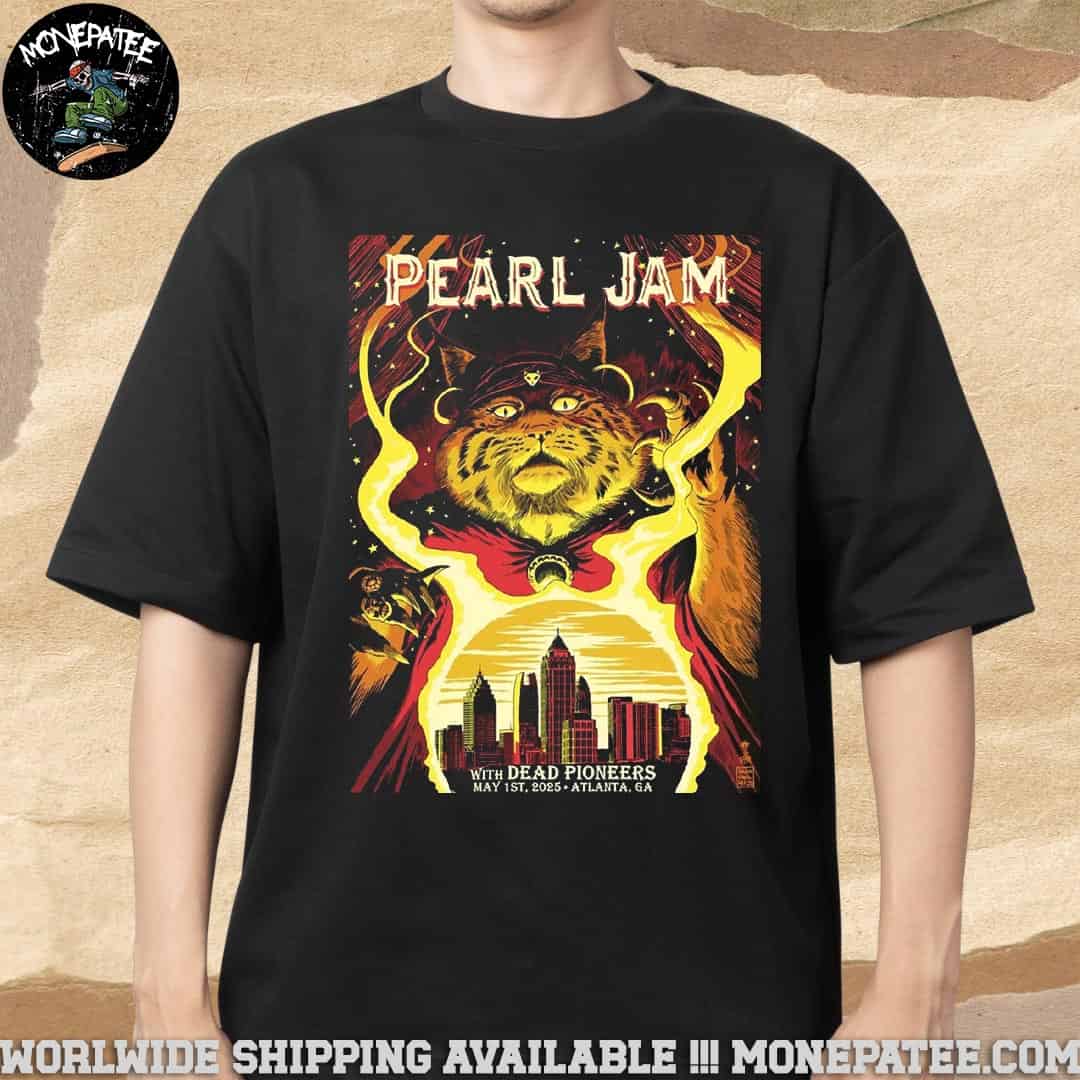 Pearl Jam Dark Matter World Tour Atlanta Georgia USA On May 2 2025 Art Work T-Shirt Pearl Jam Dark Matter World Tour Atlanta Georgia USA On May 2 2025 Art Work T-Shirt