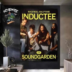 Rock And Roll Hall Of Fame Inductee Soundgarden 2025 Poster