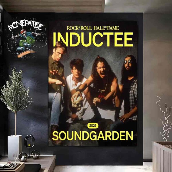 Rock And Roll Hall Of Fame Inductee Soundgarden 2025 Poster