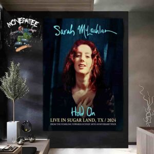 Sarah McLachlan Canadian Fumbling Towards Ecstasy 30th Anniversary Tour Home Decor Poster Canvas