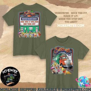 The Brothers Tour 2025 New York On April 15-16 2025 At Madison Square Garden Military Green Two Sides Unisex T-Shirt