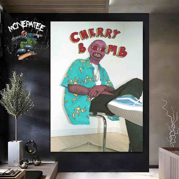 Tyler The Creator Cherry Bomb Album 10 Year Anniversary Home Decor Poster Canvas