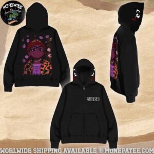 d4vd Withered Kawaii 2025 All Over Print Zip Hoodie Shirt