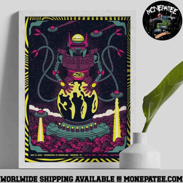 311 Band In Chattanooga TN and Memphis TN On May 13-15 2025 Poster Canvas