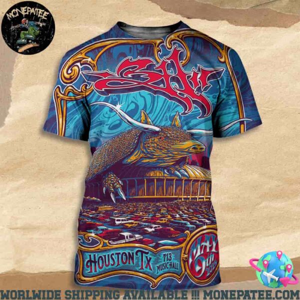 311 Band In Houston TX At 713 Music Hall Spring Tour May 2025 All Over Print Shirt