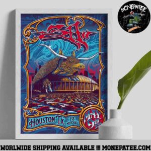 311 Band In Houston TX At 713 Music Hall Spring Tour May 2025 Poster Canvas