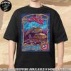 Metallica M72 Sonic Temple Festival Poster Night 1 May 9 2025 Columbus OH At Historic Crew Stadium Crowned Skull And Raven Merchandise T-Shirt