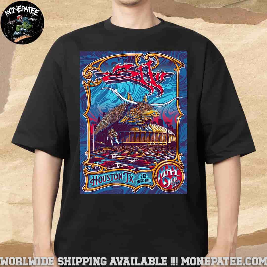 311 Band In Houston TX At 713 Music Hall Spring Tour May 2025 T-Shirt 311 Band In Houston TX At 713 Music Hall Spring Tour May 2025 T-Shirt