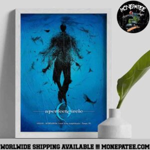 A Perfect Circle Sessanta V 2.0 In Tampa FL On May 08 2025 At Midflorida Credit Union Amphitheatre Poster Canvas