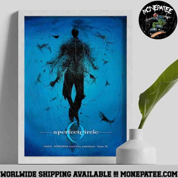 A Perfect Circle Sessanta V 2.0 In Tampa FL On May 08 2025 At Midflorida Credit Union Amphitheatre Poster Canvas
