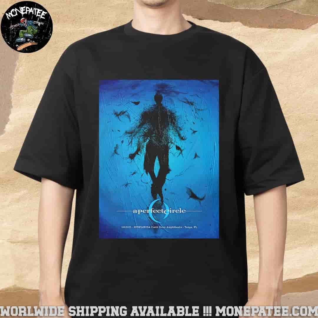A Perfect Circle Sessanta V 2.0 In Tampa Fl On May 08 2025 At Midflorida Credit Union Amphitheatre Unisex T-Shirt A Perfect Circle Sessanta V 2.0 In Tampa Fl On May 08 2025 At Midflorida Credit Union Amphitheatre Unisex T-Shirt