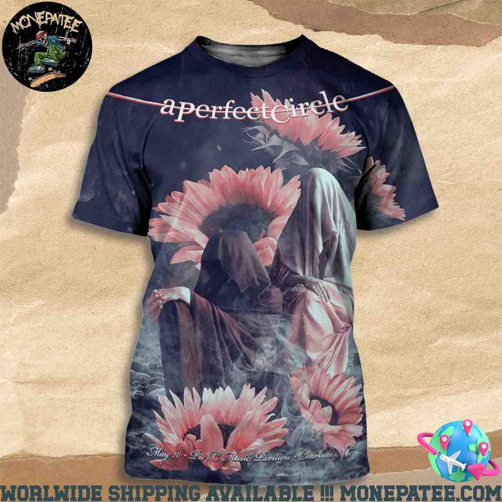 A Perfect Circle Sessanta V2.0 In Charlotte NC At PNC Music Pavillion On May 10 2025 All Over Print T-Shirt A Perfect Circle Sessanta V2.0 In Charlotte NC At PNC Music Pavillion On May 10 2025 All Over Print T-Shirt