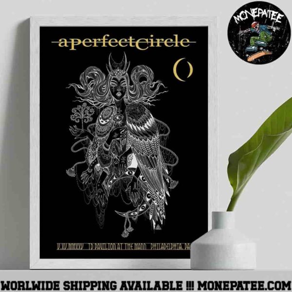 A Perfect Circle Sessanta V2.0 In Philadelphia PA On May 15 At TD Pavilion At The Mann Home Decor Poster Canvas