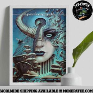 A Perfect Circle Sessanta V2.0 Poster In Cuyahoga Falls OH At Blossom Music Center On May 25 2025 Decorative Poster Canvas