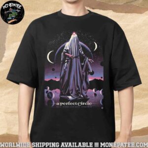 A Perfect Circle Sessanta V2.0 Merch Poster In Pittsburgh PA At Petersen Events Center On May 20 2025 Merchandise Unisex T-Shirt