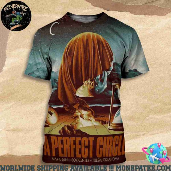 A Perfect Circle Tulsa Okalahoma On may 1 2025 At Bok Center All Over Print Shirt