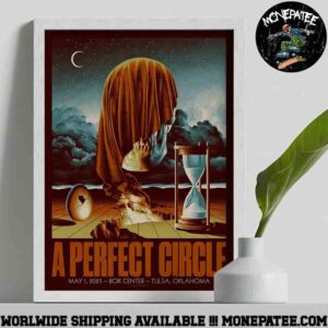 A Perfect Circle Tulsa Okalahoma On may 1 2025 At Bok Center Home Decor Poster Canvas