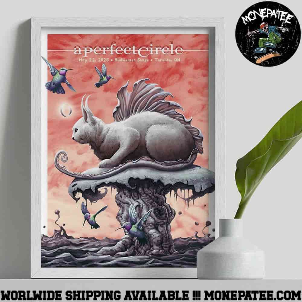 A Perfect Circle Sessanta V2.0 Poster In Toronto ON On May 22 2025 At Budweiser Stage Decorative Poster Canvas