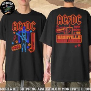 AC DC PWR Up Tour 2025 Merch Shirt In Nashville Tennessee At Nissan Stadium On May 20th Fan Gifts Unisex T-Shirt