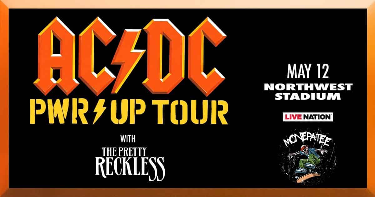 AC/DC May 12, 2025 – Landover, MD POWER UP Tour at Northwest Stadium ...