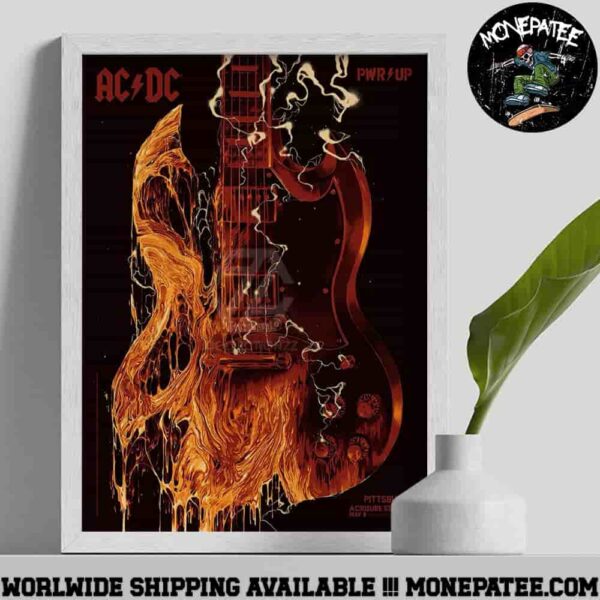 ACDC PWR UP Tour In Pittsburgh At Acrisure Stadium On May 8 2025 Poster