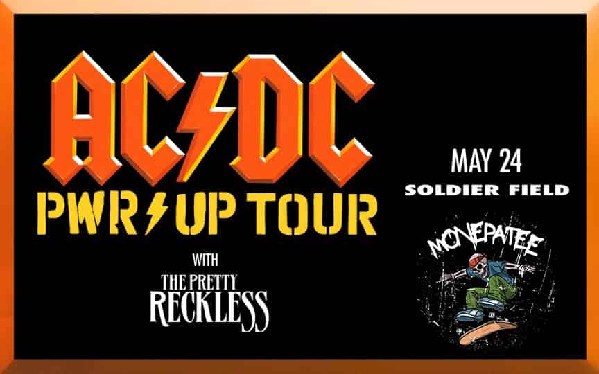 ACDC Power Up Tour 2025 Chicago Concert at Soldier Field, Tickets, Schedule, Parking, Hotels & Travel Guide