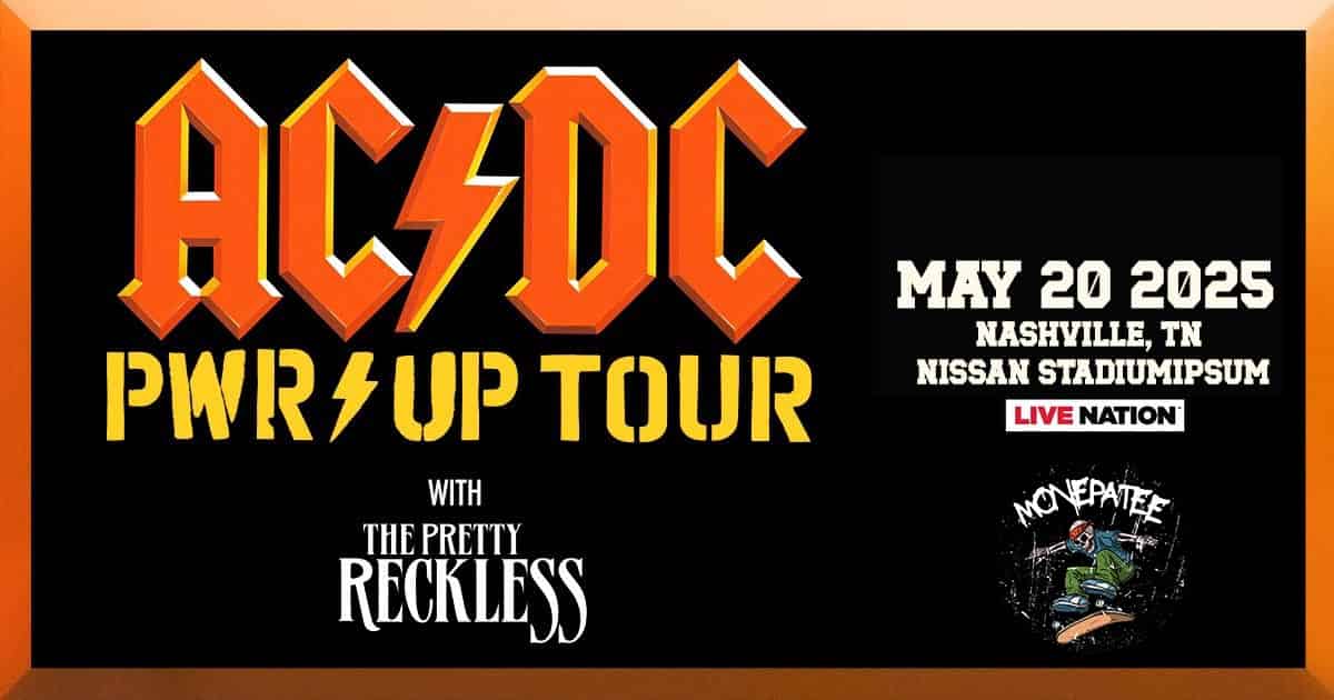 ACDC Power Up Tour – Nashville, TN (May 20, 2025) at Nissan Stadium