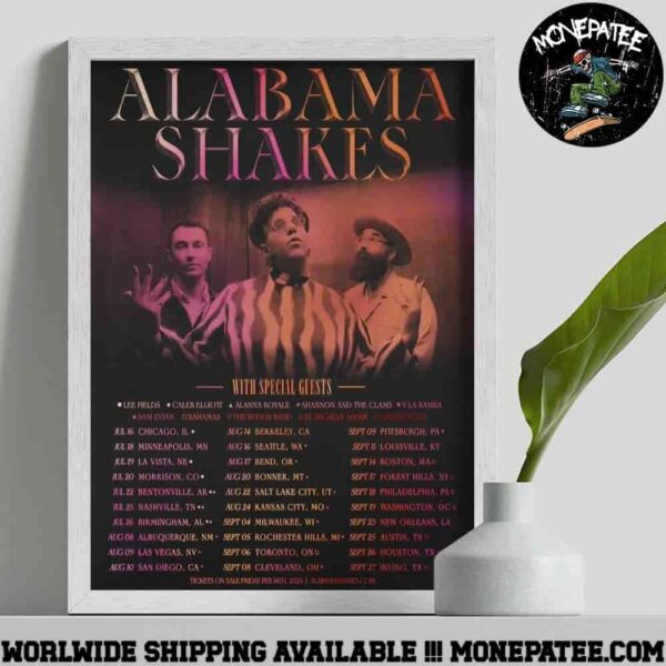 Alabama Shakes 2025 Reunion Tour Dates Decorative Poster Canvas