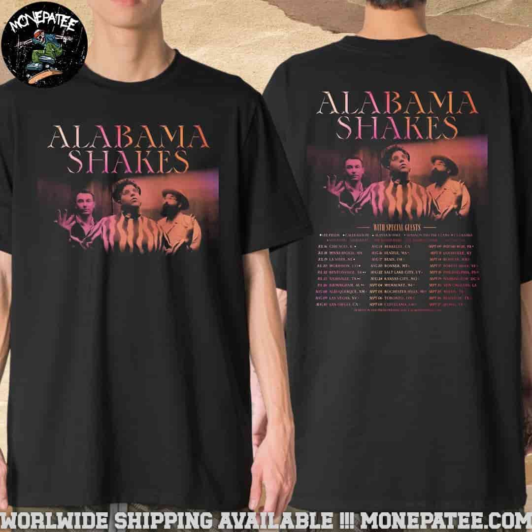 Alabama Shakes 2025 Reunion Tour Dates Two Sides Unisex T-Shirt Alabama Shakes 2025 Reunion Tour Dates Two Sides Unisex T-Shirt