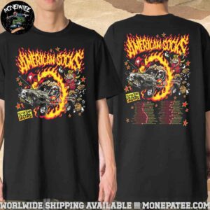 American Socks World Tour EU UK 2025 Schdule List Dates Merchandise Unisex T-Shirt