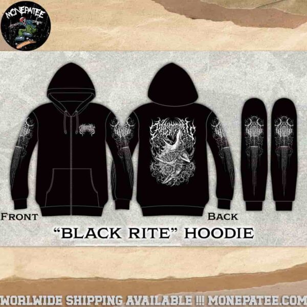 BABYMETAL UK-Europe Arena Tour 2025 Black Rite Mechandise All Over Print  Hoodie Shirt