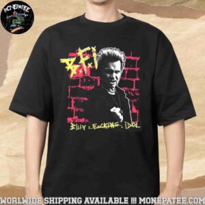 Billy Idol FBI Billy Fcking Idol Merchandise 2025 T-Shirt
