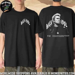 Billy Idol Flames Punk Quote Merchandise T-Shirt