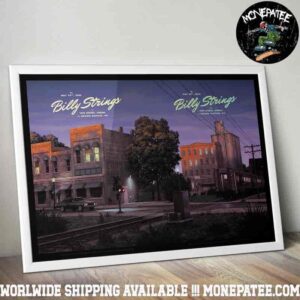Billy Strings Poster In Grand Rapids MI At Van Andel Arena On May 30-31th 2025 Decorative Poster Canvas